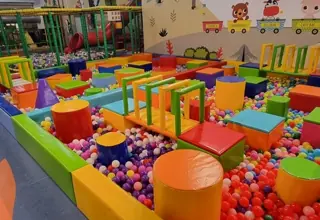 Colorful corner for the youngest in the Family Park