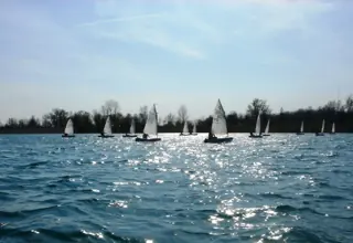 Sailboats on Jarun