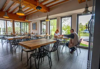 Interior of the Restaurant Jezero