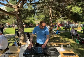 Music program among the trees at the Days of Stenjevac