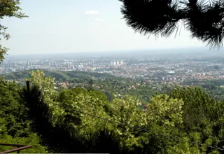 View from Glavica towards Zagreb